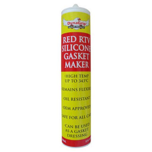 Quiksteel Silicone Gasket Red Rtv 310Ml 49292