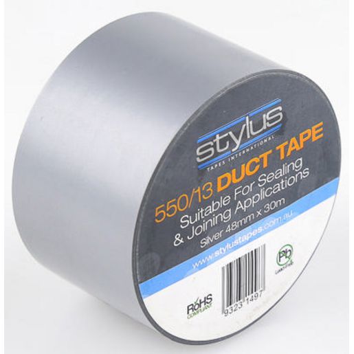 Stylus Duct Tape Silver 48mm X 30M 4430
