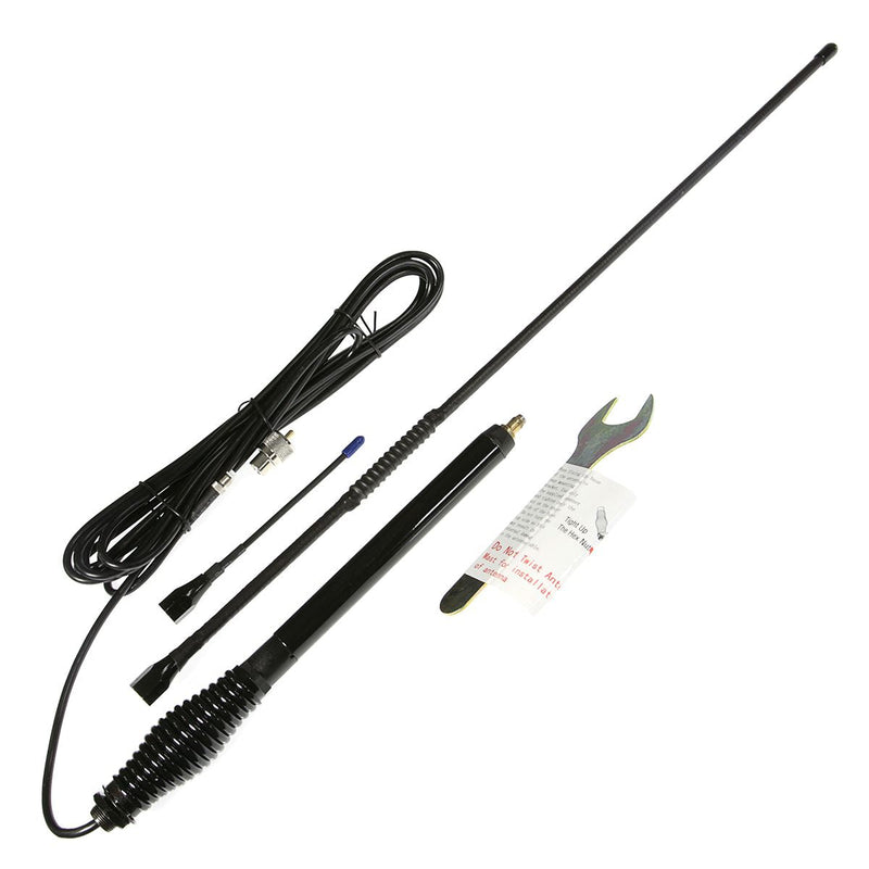 Aerpro UHF Antenna Dual Whip Kit E-Feed 65cm Black