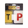 Clipit L/P Plate Clips White Pack of 2 2CCW