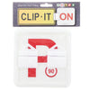 Clipit P-Plate Clips Red NSW 90 Pack of 2 2CRWP90