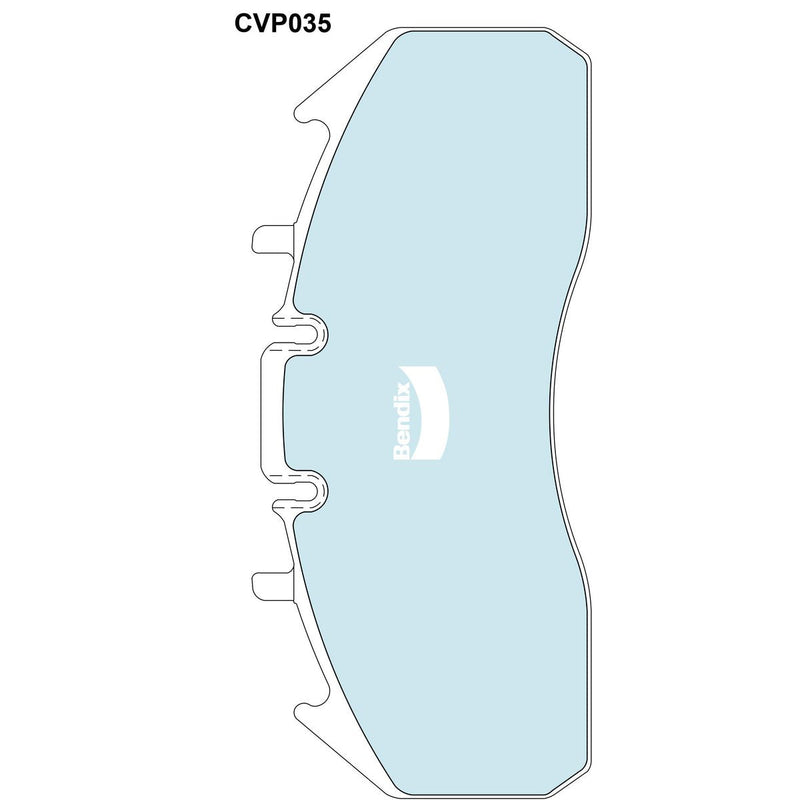 Protrans Brake Pad Set CVP035PT