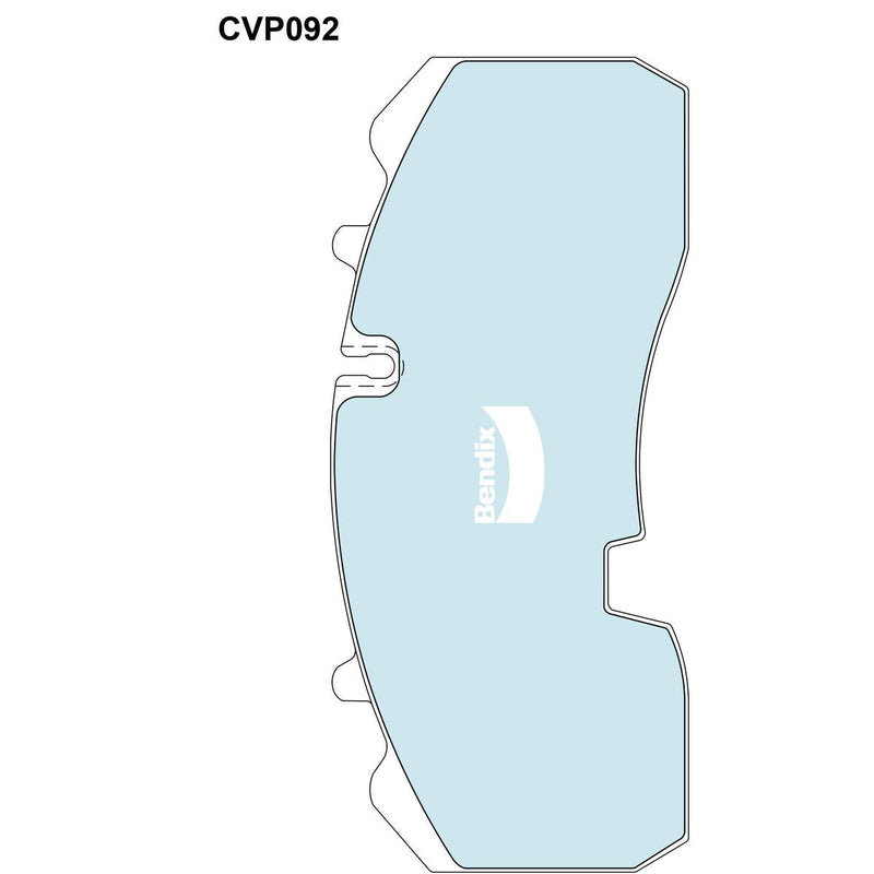 Protrans Brake Pad Set CVP092PT