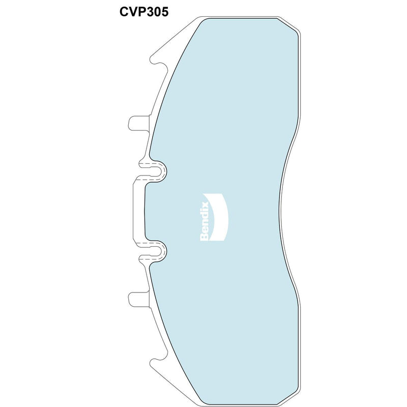 Protrans Brake Pad Set CVP305PT