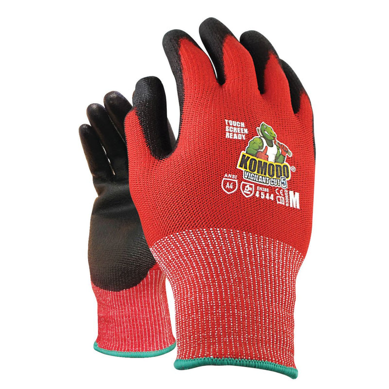 Komobo Vigilant Cut 5 Touch Screen Gloves Xxlarge 630605