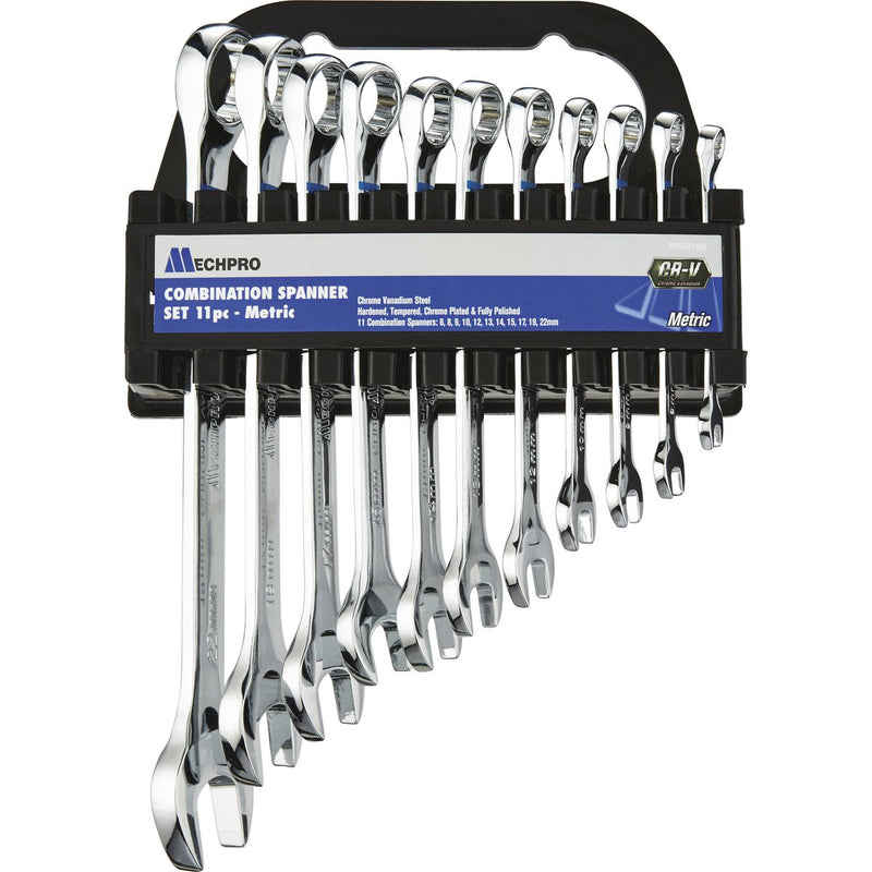 Mechpro Combination Spanner Set Metric 11pc