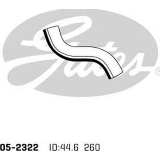 Gates Radiator Hose 05-2322