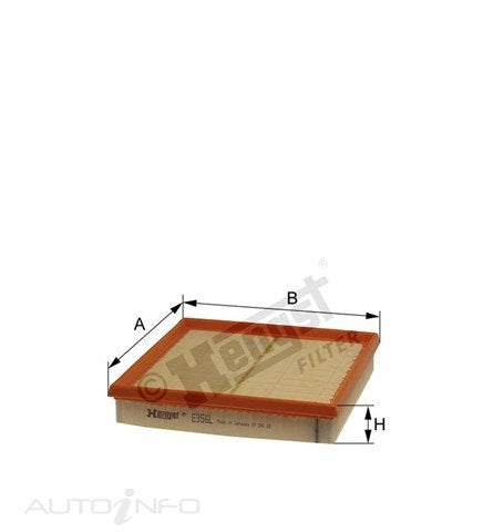 Hengst Air Filter BMW318 - E356L