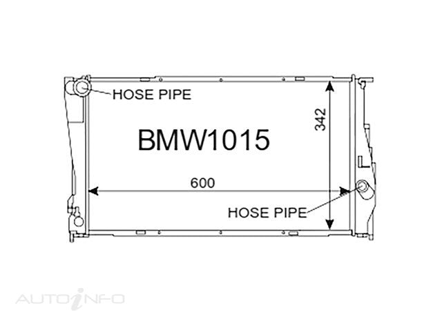 Fenix Radiators Radiator 3 Series - BMW1015-PA32AM