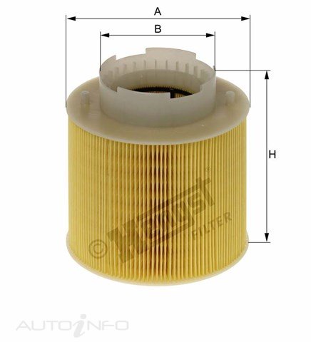 Hengst Air Filter Audi A6 Allroad Avant - E648L