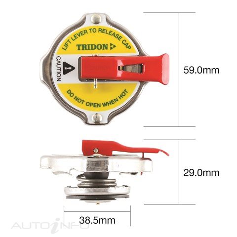 Tridon Recovery Cap Lever Release - CA0750L