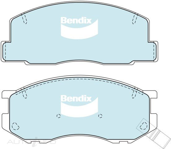 Bendix Brake Pads Front Toyota Del Estima Lite - DB12764WD