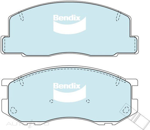 Bendix Brake Pads Front Toyota Del Estima Lite - DB1276HD