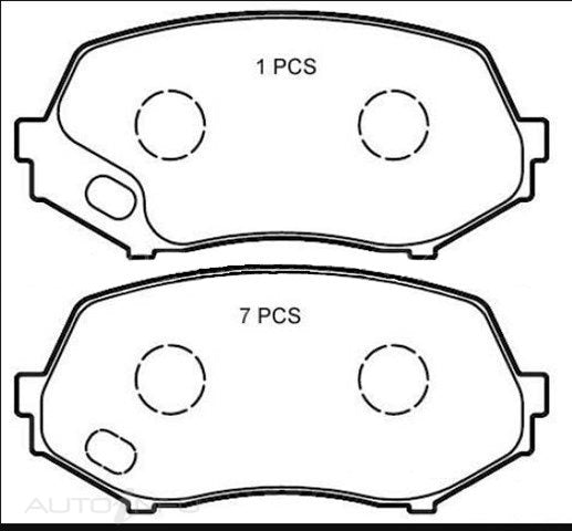C-Plus Brake Pads MK Front Mitsubishi Canter 06-On - DB9082I