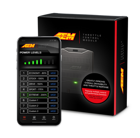 AEM Throttle Control Module TCM Compatible W/ 2005-2021 Toyota/Subaru/Lexus & Scion Application Details Below