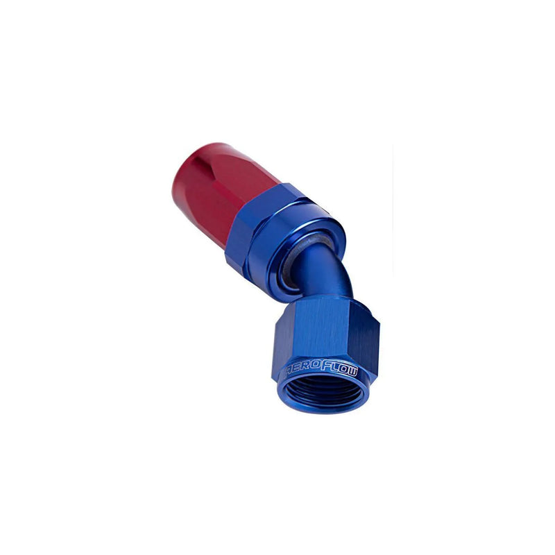 Aeroflow AF102-06X -6AN Taper Series 45 Deg Hose End