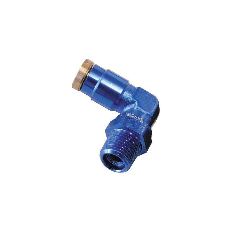 Aeroflow AF123-04X 90 Deg 1/4" NPT To 1/4" Nylon Quick