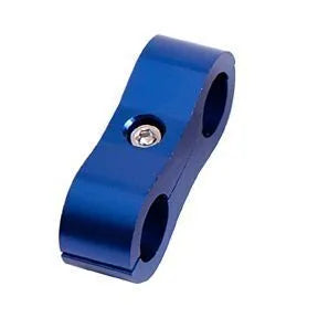 Aeroflow AF156-07 7/16" Billet Dual Hose Separator - Blue