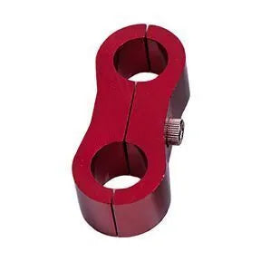 Aeroflow AF156-07BLKX Billet Dual Hose Seperator 7/16" ID