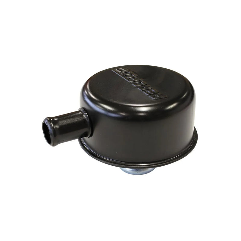 Aeroflow Black Valve Cover Breather - Push In w/5/8" Spout