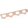 Aeroflow Copper Embossed Exhaust Gasket - 2.283" x 1.614" Port Size (Lancer Evo 4G63)