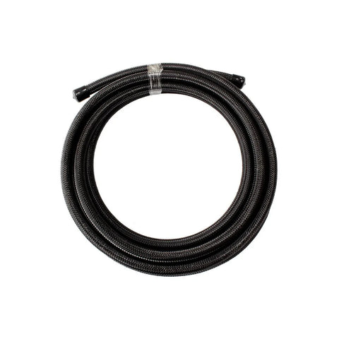Aeroflow 200 Series Stainless Steel Teflon Braided Hose -4AN 4.5m - 8mm OD - Black
