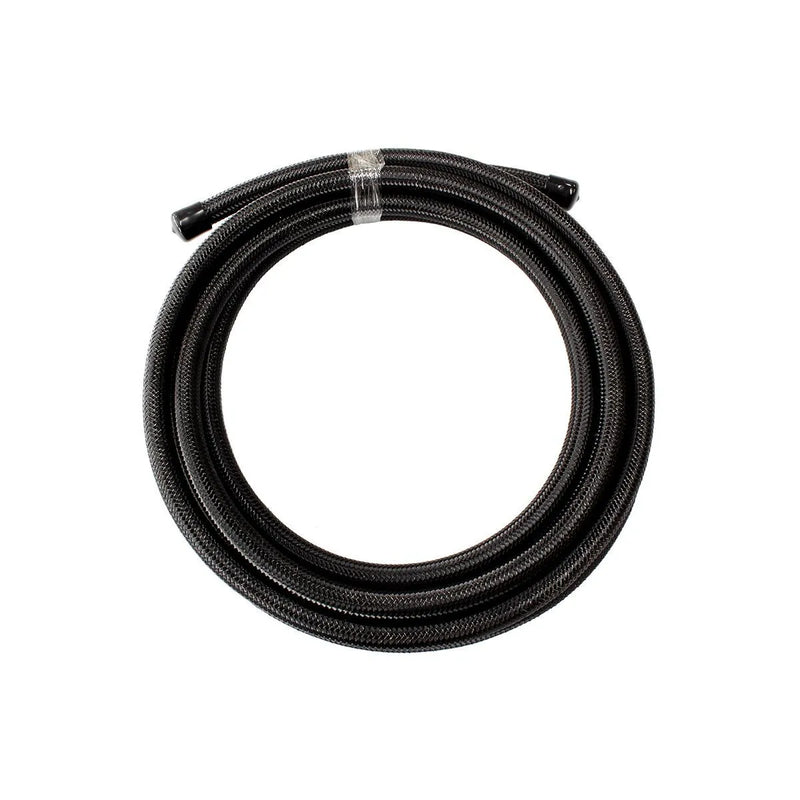 Aeroflow 200 Series Stainless Steel Teflon Braided Hose -12AN 6m - Black