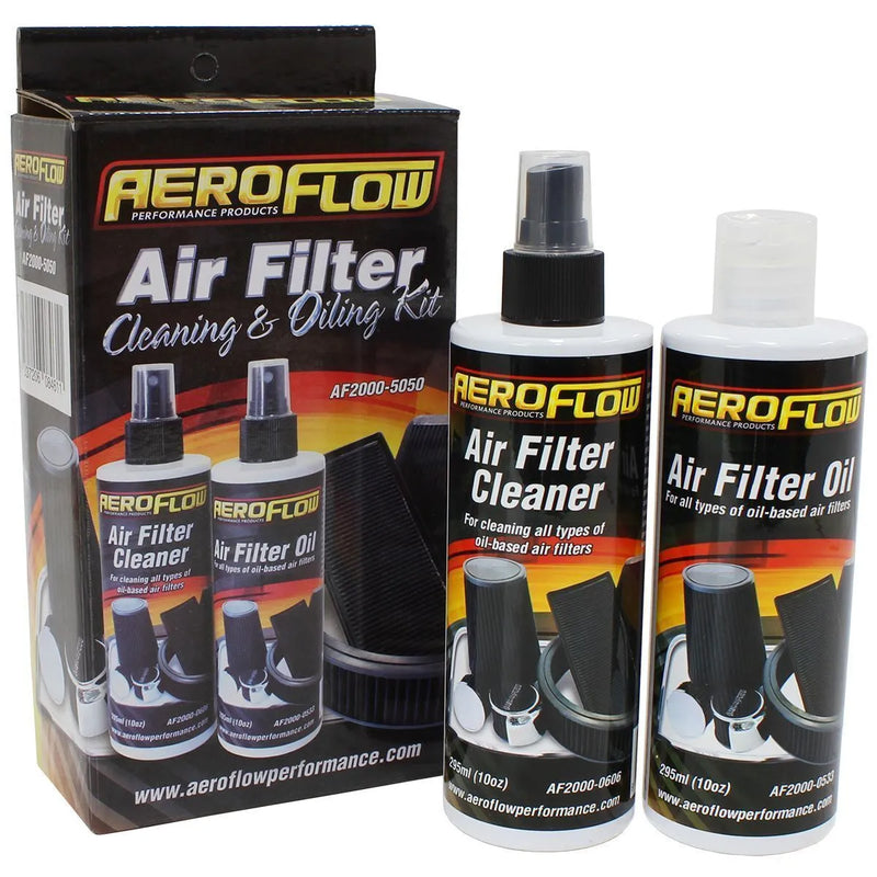 Aeroflow AF2000-5050 Air Filter Cleaner and Oil Kit - 2 x
