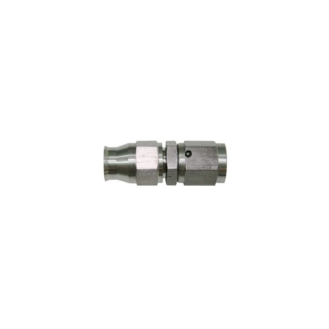 Aeroflow Straight Hose End -4AN - Stainless Steel