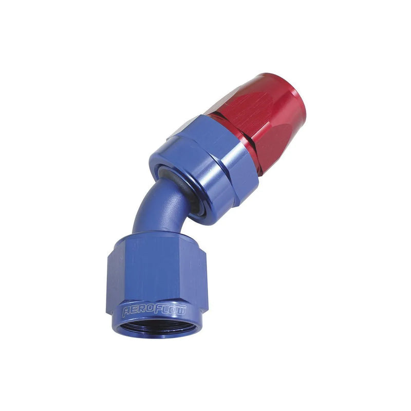 Aeroflow AF202-08X 200 Series Ptfe 45 Deg Alloy Hose End