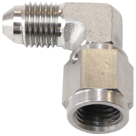 Aeroflow AF207-04 Stainless Steel 90 Deg Female to Male