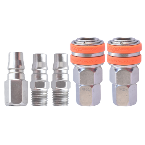 SP Tools Air Fitting Kit - Nitto Style - Hi Flow Series - 5pc