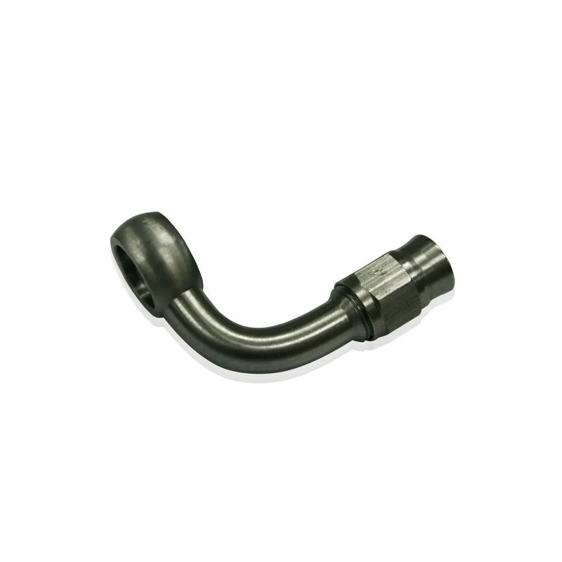 Aeroflow AF218-04 Stainless Steel -4AN 90 Deg Bend Banjo