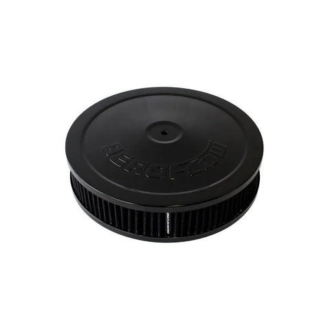 Aeroflow 9" x 2" Air Filter Assembly 5.125" Neck - Black Cotton