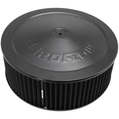 Aeroflow AF2251-1300 14" x 5" Black Air Filter Assembly