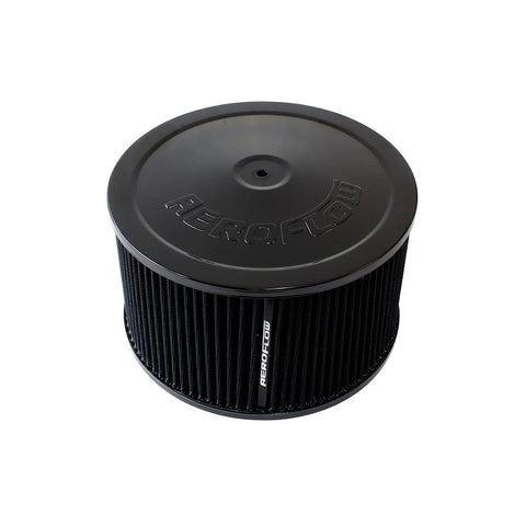 Aeroflow Cotton Air Filter Assembly 5.125" Neck - Black - 9" x 5"