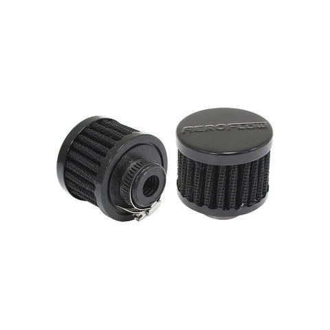 Aeroflow 1/2" Universal Clamp-On Filter 2" O.D,1.5" High - Black Top