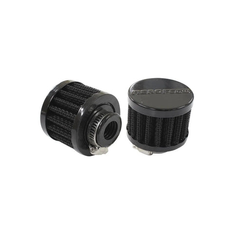 Aeroflow 5/8" Universal Clamp-On Filter 2" O.D,1.5" High - Black Top
