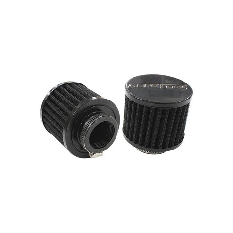 Aeroflow 1 3/8" Universal Clamp-On Filter 3" O.D, 2 1/2" High - Black Top