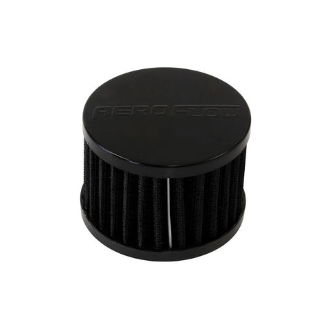 Aeroflow 1 1/2" Universal Clamp-On Filter 3" O.D, 2 1/2" High - Black Top