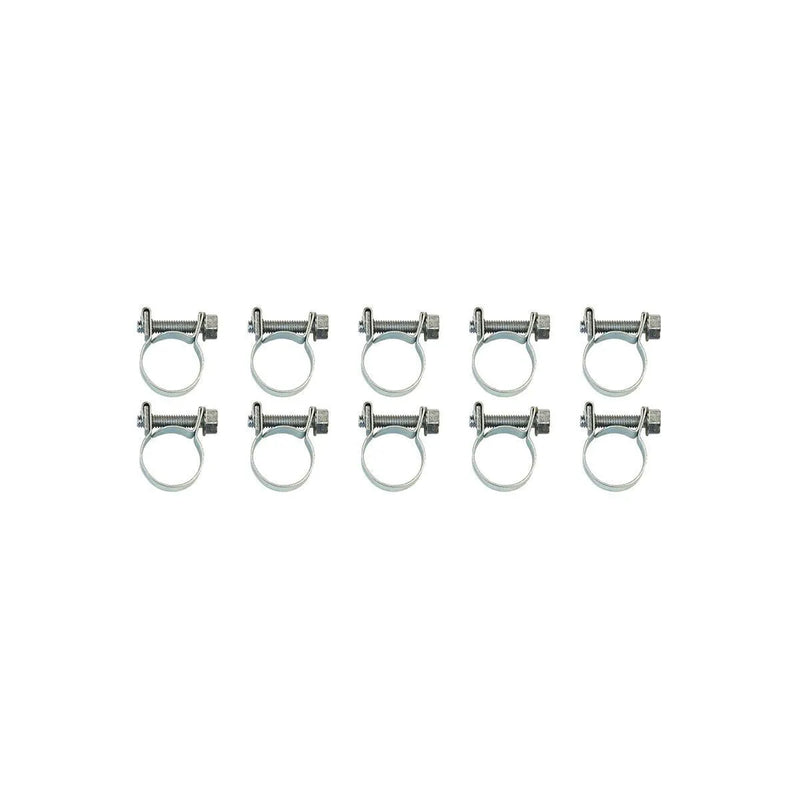 Aeroflow AF26-0911 9-11mm EFI Hose Clamp - 1/4" - 10 Pack