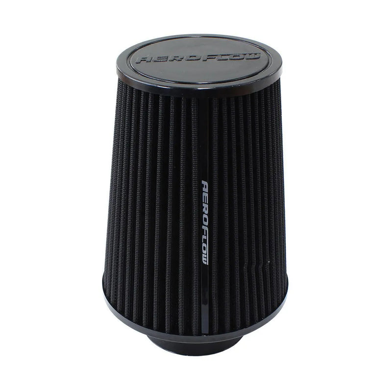 Aeroflow 3" Clamp-On Tapered Filter - 4.6" - 6" O.D, 7.5" High - Black