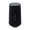 Aeroflow 3 1/2" Clamp-On Tapered Filter - 4.6" - 6.1" O.D, 9.1" High - Black