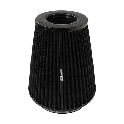 Aeroflow Clamp-On Tapered Inverted Filter - Black