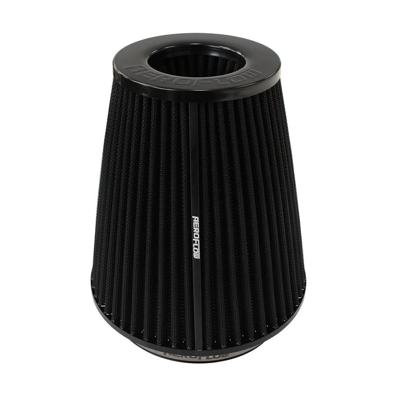 Aeroflow Clamp-On Tapered Inverted Filter - Black