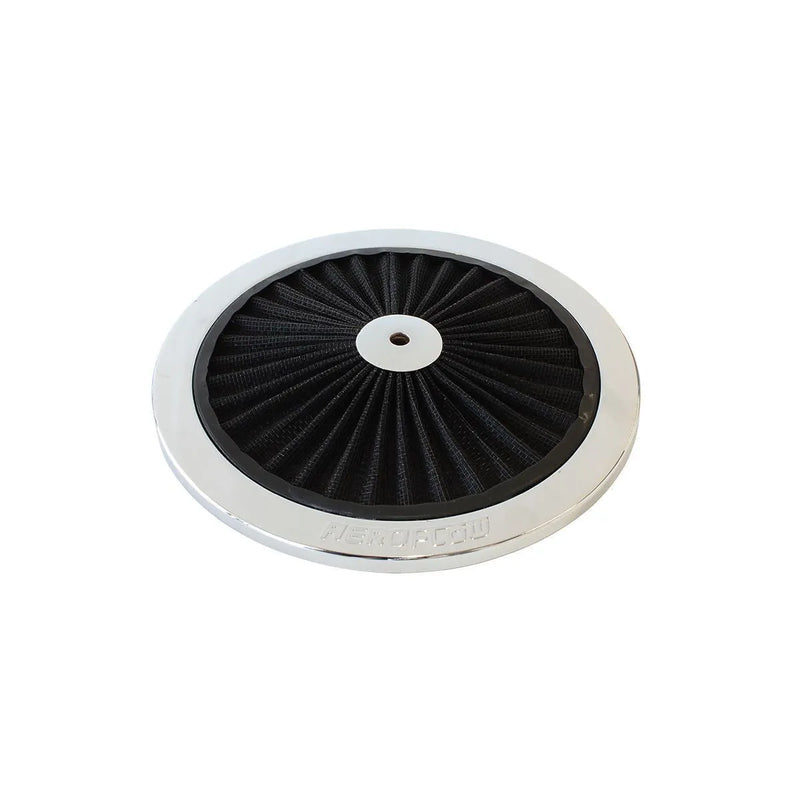 Aeroflow AF2851-0901 9" Chrome Full Flow Top Plate -