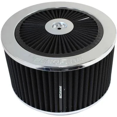 Aeroflow AF2851-1375 9" x 5" Chrome Full Flow Air Filter