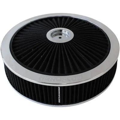 Aeroflow AF2851-3070 14" x 5" Chrome Full Flow Air Filter