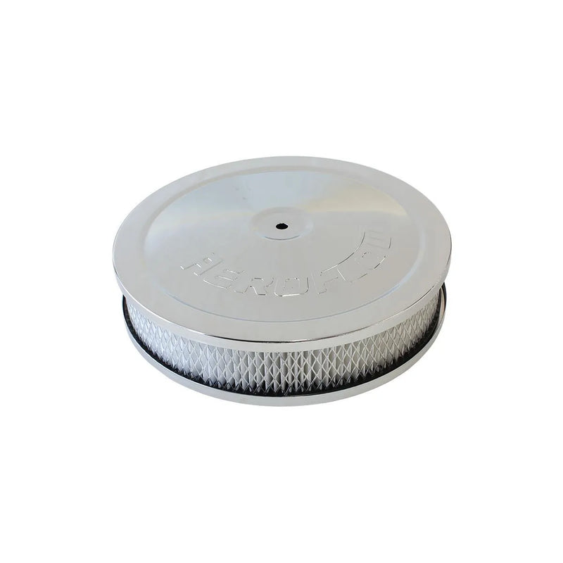 Aeroflow Paper Air Filter Assembly 5.125" Neck - Chrome
