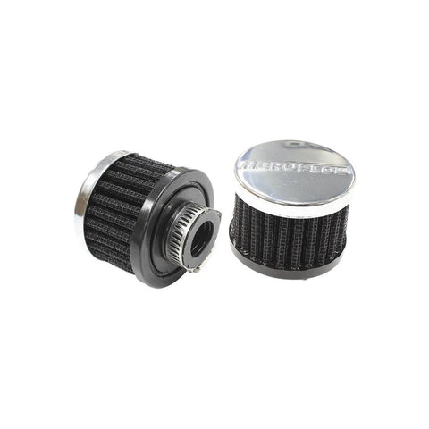 Aeroflow 5/8" Universal Clamp-On Filter 2" O.D,1.5"High - Chrome